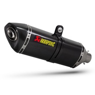 【High-quality carbon】Akrapovic carbon Motorcycle exhaust pipe kit 51mm for Z900 ZX4R CBR500R RC390 Z