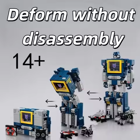 2026NEW FIT 10358 Robot Soundwave Building Blocks Assembly Brick Model Toys For Boy Kids Christmas B