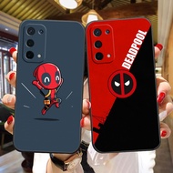 Cute Cartoon Marvel Deadpool Soft Black Silicon TPU Cell Phone Case For OPPO R17 R15 R11 R9 R7 K1 F1