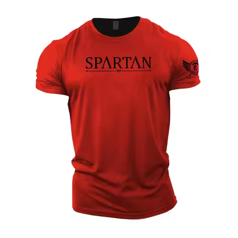Retro Spartan T-shirts Men Clothes Y2K Summer Short Sleeve Tees Man Casual Tops O-Neck Oversized T S