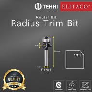 【ELITACO】Tehhi 1/4’’ Shank Radius Round Trim Bit Rounding Over Laminate Woodworking