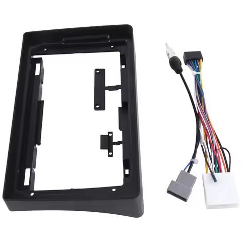 9 Inch Car Radio Frame for Nissan NAVARA D40 2006-2012 Dash Kit Install Facia Console Bezel Adapter