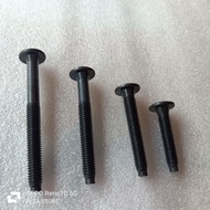 Jcbc bolt M6 length 3cm/4cm/5cm/6cm Jcbc bolt m6x30 m6x40 m6x50 m6x60 black jcbc bolt flat head L ke