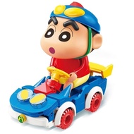 [Enlightenment]Crayon Shin-chan Building Blocks Mini school bus Dynamic Superhero Car Model Assemble