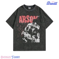 Bandit Area "j hope arson" Oversized T-shirt washing washed