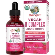 MARYRUTH'S Organic Vitamin B Complex, Biotin, Vitamin B12, Niacin, Folate | B Vitamins Complex, Biot