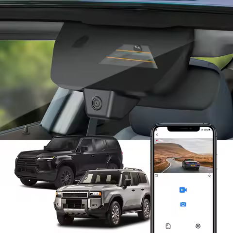 Fitcamx 4K Dash Cam for Lexus GX 550 GX550/GX 550h GX550h 2024-2025 & Land Cruiser Prado J250, WiFi 
