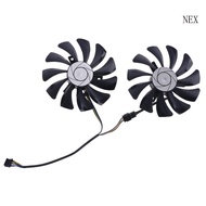 NEX 1 Pair 85mm HA9010H12F-Z 4Pin Cooler Fan Replacement for MSI GTX 1060 OC 6G GTX 960 P106-100 P10