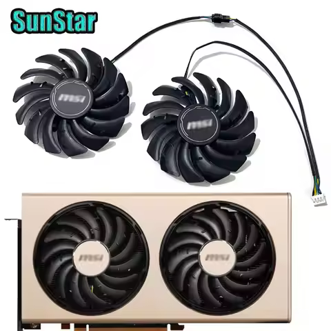 NEW PLD09210S12HH 87MM 4PIN DC 12V 0.4A RX5600 RX5700 GPU Cooling Fan For MSI RADEON RX 5600 5700 XT