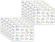 10 PACK PosterMat Pals™, Space Savers, 13" x 9.5", Smart Poly™, Traditional Cursive 95308
