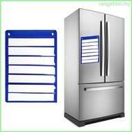 RAN 13x17Inch Magnetic Pocket Chart Set for Refrigerator Whiteboard Schedule Planner 7-Layer Classro