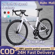 Road Bike 26" Bike 7-Speed ​​Suspension-Driven, Lightweight, Fast Road Bike