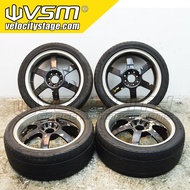 Rays GTR-06 17x7Jx4X100/114.3 rim ori japan