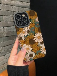 Funda De Teléfono De Verano De 1 Pieza Y Diseño De Flores Tpu Compatible Con Iphone11/12/13/14/12promax/13promax/14promax/iphone15,15pro,15plus,15promax/samsung S20 Fe/a71/u22/a52/a53/a32/a04/a13/a24/a33/a34/a54