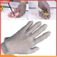 {bolilishp}  Food Grade Safety Glove Metal Mesh Glove High Quality Stainless Steel Cut Resistant Glo