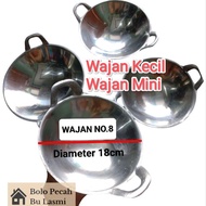 BL - MINI Wok No. 8 Diameter 18cm Cast Aluminum Mini Wok/ Polishing Wok/ Small Wok/ Serabi Wok/ Cucu