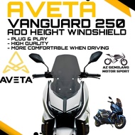 WINDSHIELD AVETA VANGUARD250 VANGUARD 250 INCREASE HEIGHT WINDSHIELD ACCESSORIES ACCESSORY MODIFIED