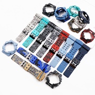 Camouflage resin strap men's watch accessories pin buckle strap case for Casio CASIO G-SHOCK GD120GD100GA110GA100 men watch band