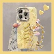 Gold Snake Phone Case for Honor 200/100/90/80GT/70pro X50 New Model X60pro Women X60i New Year Magic