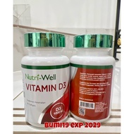 NutriWell VIT D3 1000iu 90softgels