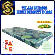FREE BANTAL HIGH DENSITY FOAM 4" 5" TILAM BUJANG SINGLE MATTRESS READY STOCK MALAYSIA