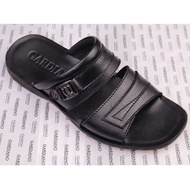 Giardo Men's Leather Sandals - BRUNO BLACK