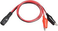 uxcell 2.1mmx5.5 mm 12V DC Female Jack to Alligator Clip Power Cable Connectors 53cm for CCTV Securi
