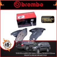 BREMBO TOYOTA LAND CRUISER LX470 CYGNUS UZJ100 FRONT OR REAR BRAKE PAD SGK