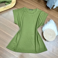 Áo thun BIGSIZE CÔ NHỎ tay hến cổ tròn dáng vừa chất vải cotton mềm mát phong cách thể thao dành cho