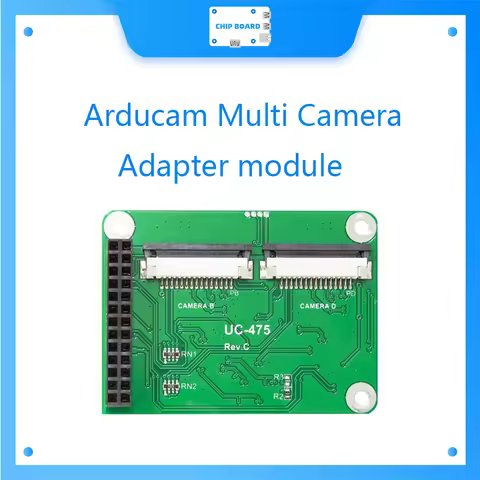 Arducam Multi Camera Adapter module V2.2 for Raspberry Pi 4/3B+/3B 5MP and 8MP Cameras, compatible w