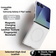 galaxy z flip 7 case Magnetic Leather Phone Case for Samsung Z Flip 7