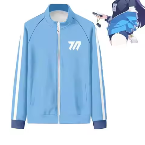 Game Archive Yuuka Hayase Coat Cosplay sweat suit gym outfit Hoodie Baseball uniform Costume