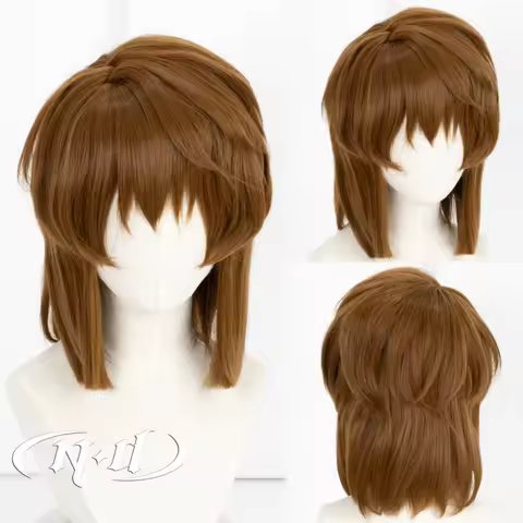 ND Ai Haibara Cosplay Wigs Detective Conan Vi Graythorn Anita Hailey Sherry Cosplay Hair Wig for Ani