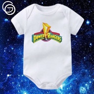 POWER RANGERS BABY JUMPER CARTOON MOVIE FILM BABY T-SHIRTS AGE 0 - 12 MONTHS TO 1 YEAR BABY KIDS NEW
