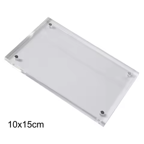 10x15cm 5mm/10x15cm 3mm/10x15cm 8mm/ 10x15cm 10mm Transparent Acrylic Photo Frame Magnetic Poster Di