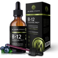 Supplement、Health Supplement Mt.AngelVitamins-B12EssentialTrio-VeganSublingualDropswithHigh-PotencyM
