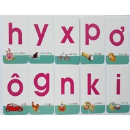 Letter and number card set