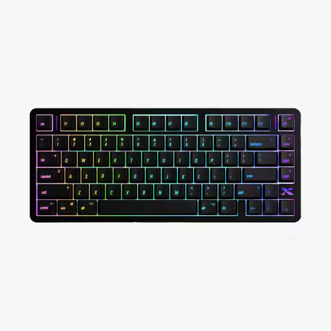 XVX L75 Air Low-Profile Wireless RGB Mechanical Keyboard with Backlit Keycap 75% Ultra Thin Low Prof