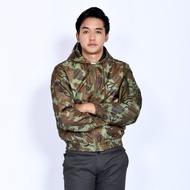 Emoline Bomber Jacket Army - Jaket Bomber Loreng Army Coklat Muda