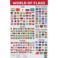 Flags of the World Chart (A4)