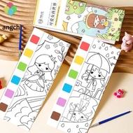 ANGCHI Watercolor Paper Coloring Game Toys Doodle Book Pocket Drawing Book Painting Supplies Graffiti Picture Book Watercolor Papers Blank Doodle Book Set Gouache Graffiti Picture Book Gouache Picture Book Watercolors Coloring Books