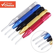 1pc Automatic Center Punch For Metal, Strong Spring Loaded Center Punch Tool, Adjustable Auto Center