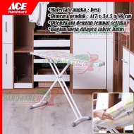 Meja Setrika Lipat Berdiri dan Duduk Ace Hardware 117x34.5 Cm Stora