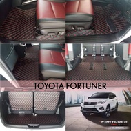 พรมปูพื้นรถยนต์6D/7Dรุ่นToyota Fortuner ( ปี2004-2015/ปี2015-2024 )