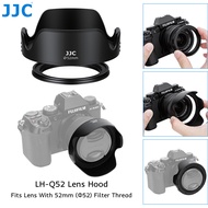 JJC LH-Q52 Lens Hood 52mm for Fuji XF 35mm F1.4 and 18mm F2 R,Nikon NIKKOR Z 24-50mm Camera Lens And