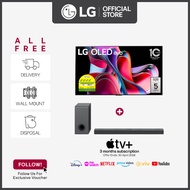 [Bulky] LG OLED65G3PSA 65'' OLED evo G3 4K Smart TV + LG S80QY 3.1.3ch Dolby Atmos Sound Bar + Free Wall Mount Installation worth up to $200 + Free Delivery