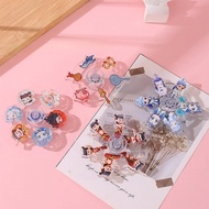 Nezha 2 Devil Boy Hahahahai Cartoon Animation Nezha Aoben Acrylic Fingertip Gyro Decompression Toy