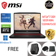 MSI GF66 12UEOK-1208 15.6'' FHD 144Hz Gaming Laptop ( I7-12650H, 16GB, 512GB SSD, RTX3060 6GB, W11 )