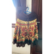 (Nett) Preloved Bohemian Dress Bohemian Dress Beach Dress/ Beach Dress/ Patterned Dress/ Yellow Dres
