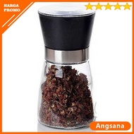 Manual Pepper Seed Grinder Glass Pepper Grinder Angsana